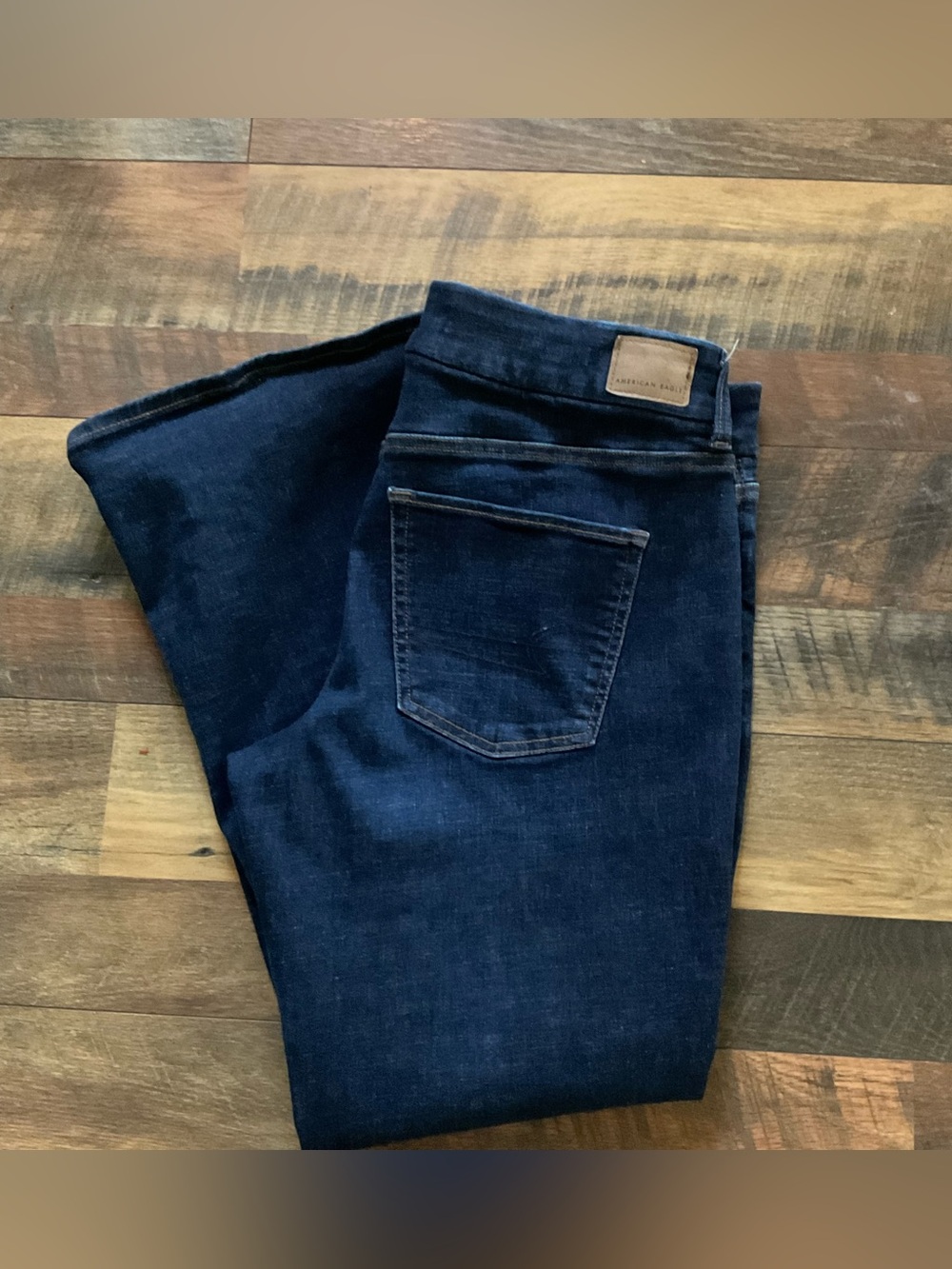 American Eagle Curvy Kick Boot Jeans 14 Short